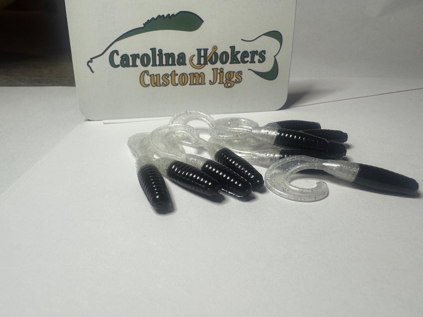 Black and Pearl Curly Tail